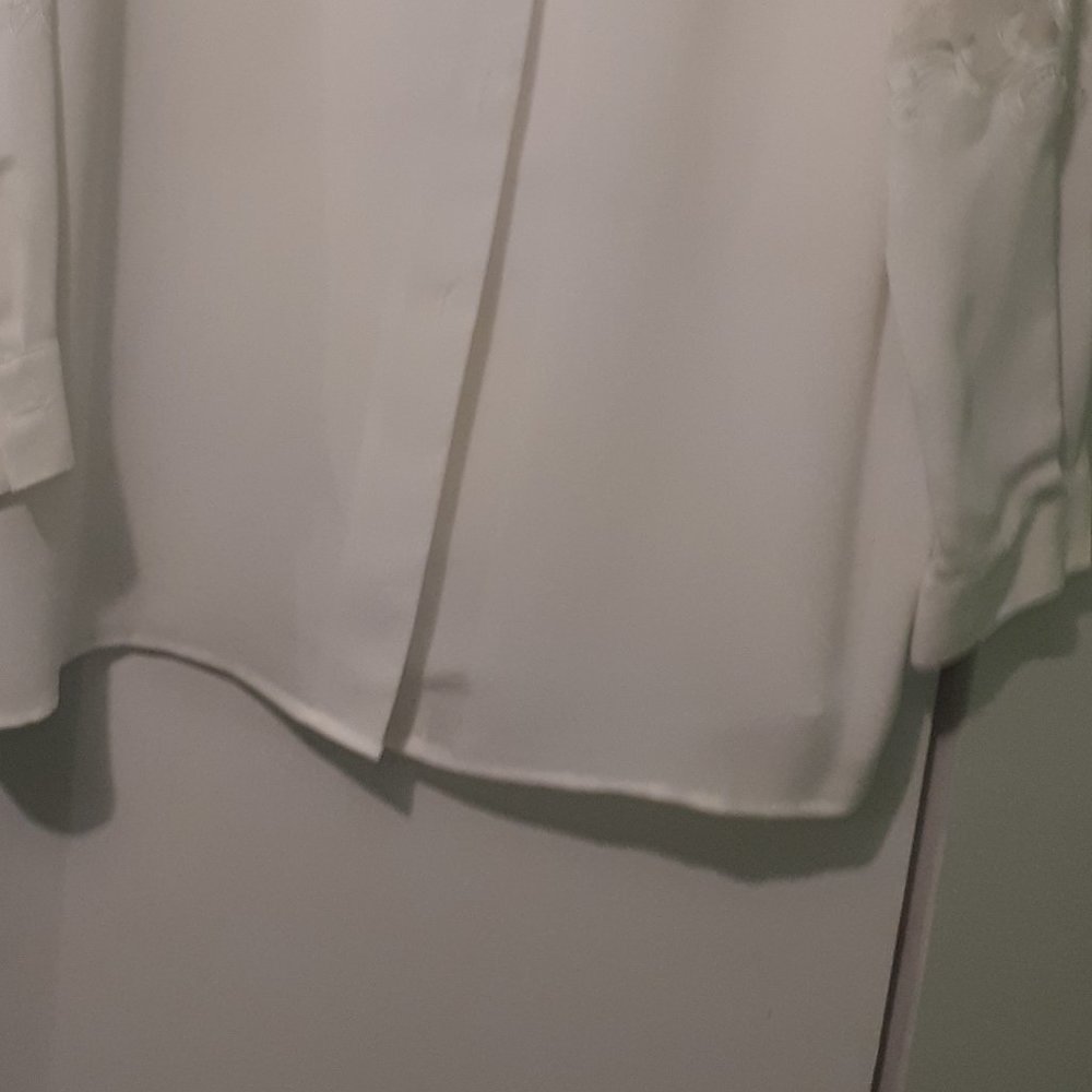 Red Coral White Blouse from China